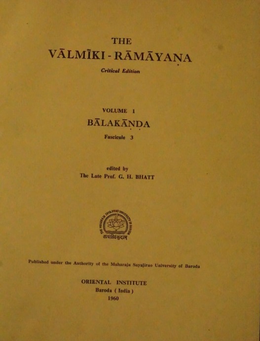 The Valmiki-Ramayana