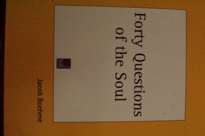 Forty Questions of the Soul