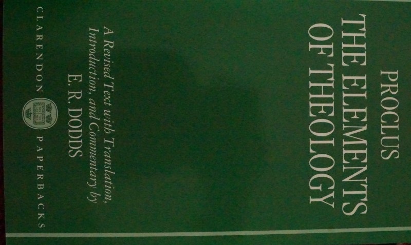 Proclus - The Elements of Theology