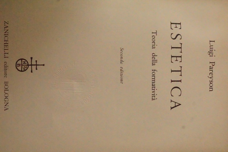 Estetica Teoria della Formatività