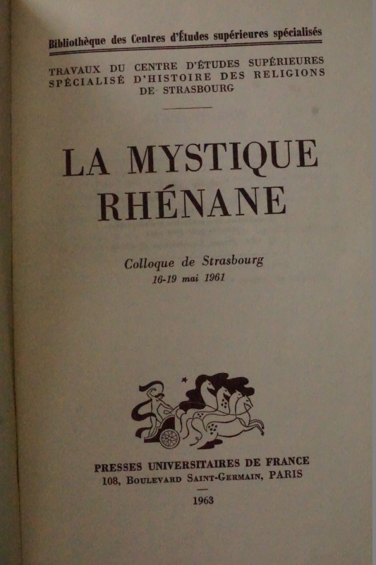 La Mystique Rhénane