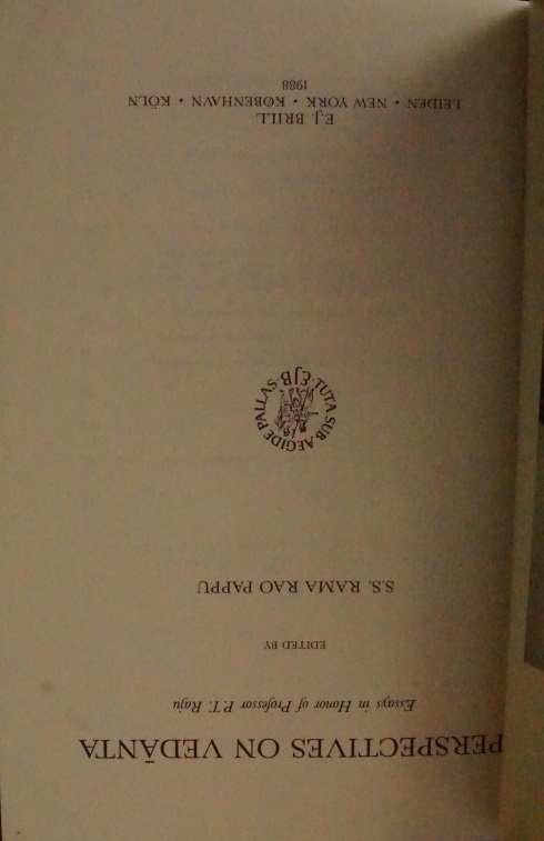 Perspectives on Vedanta