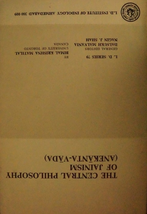 The Central Philosophy of Jainism ( Anekanta-vada)