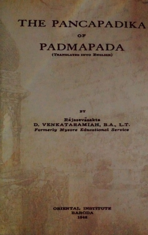 The Pancapadika of Padmapada