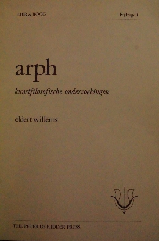 arph - kunstfilosofische onderzoekingen