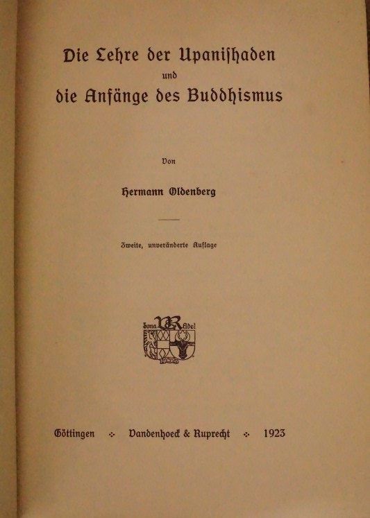 Die Lehre der Unpanijhaden und die Anfänge des Buddhismus