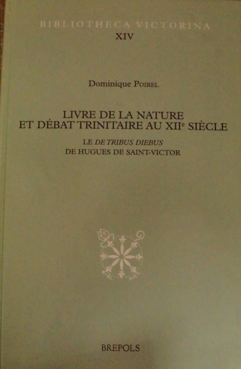 Livre de la Nature et Débat Trinitaire au XIIe Siècle