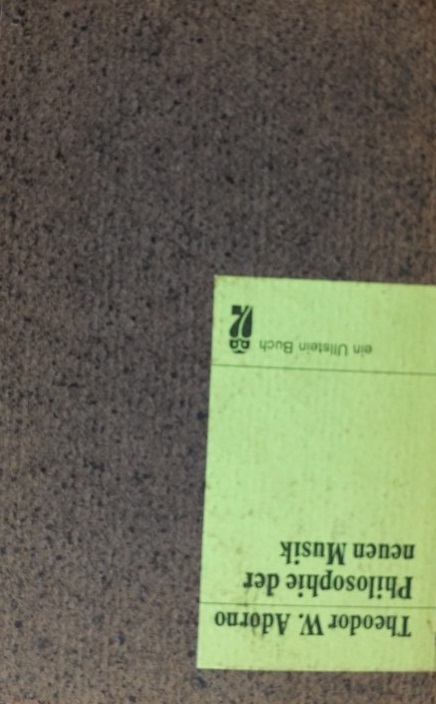 Philosophie der neuen Musik