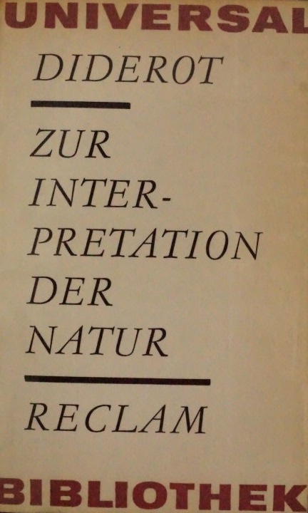 Zur Interpretation der Natur