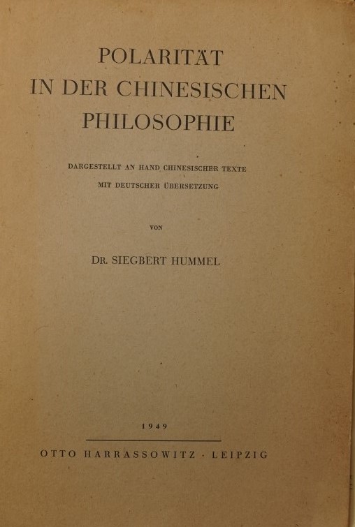 Polarität in der Chinesischen Philosophie
