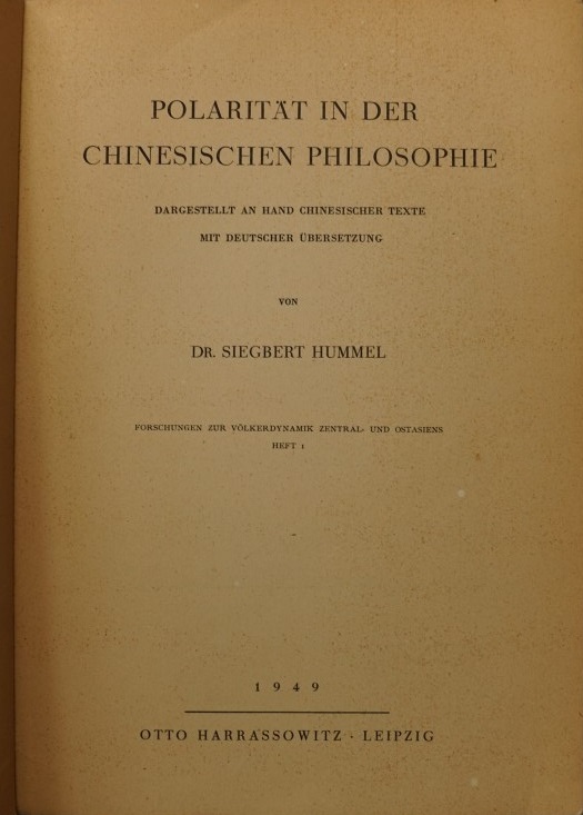 Polarität in der Chinesischen Philosophie
