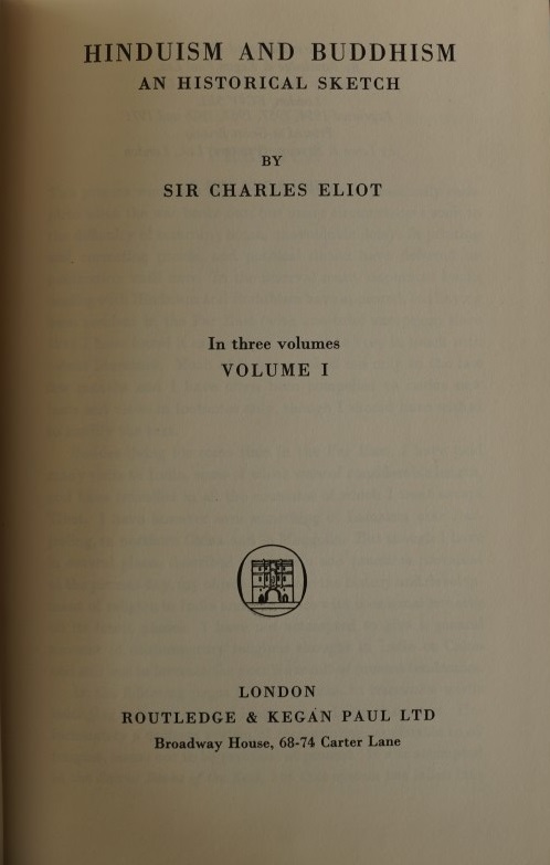 Hiduism and Buddhism - An Historical Sketch