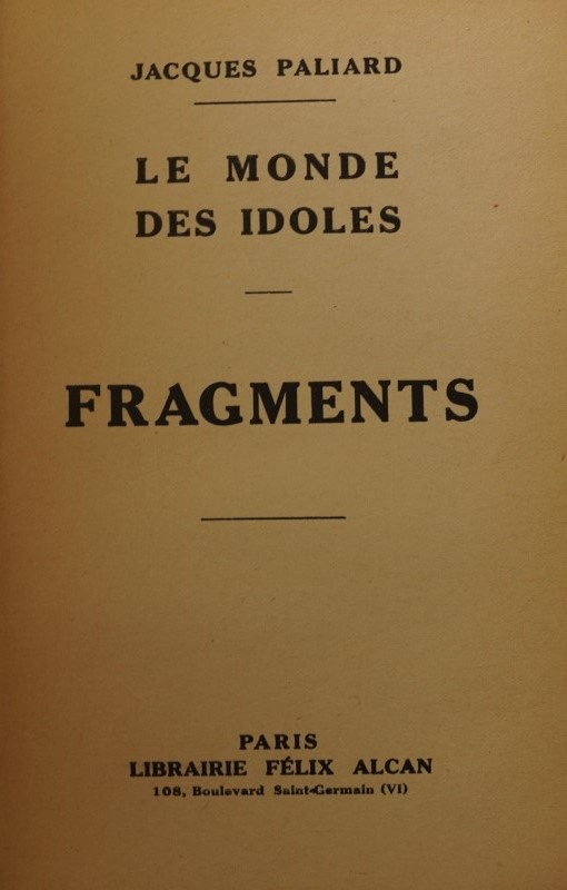 Le Monde des Idoles - Fragments