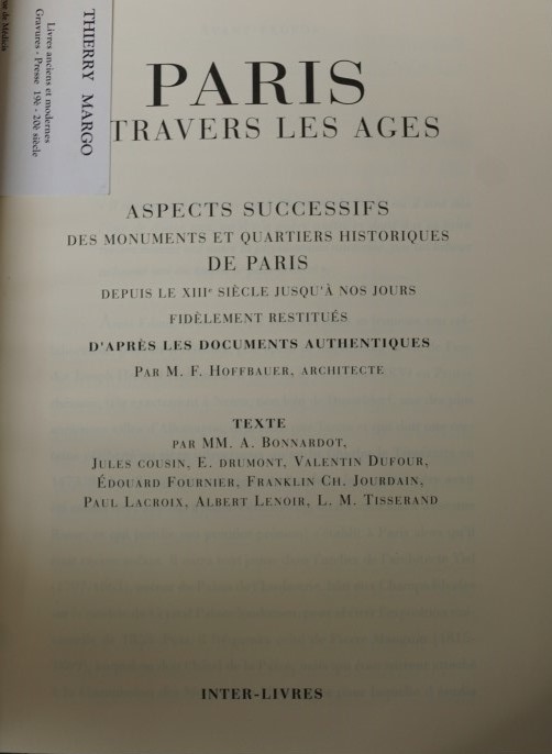 Paris à travers les âges