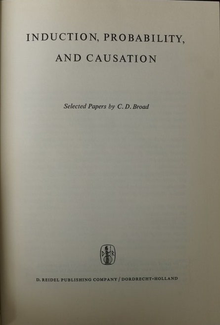 Induction, Probability, and Causation