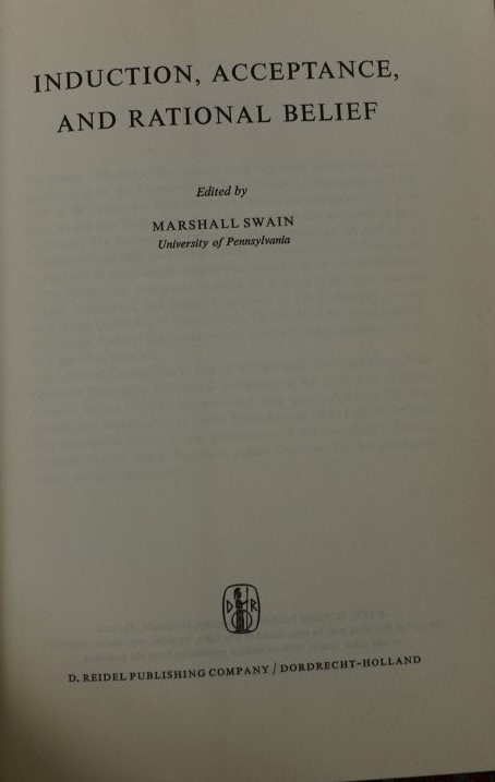 Induction, Acceptance, and Rational Beleif