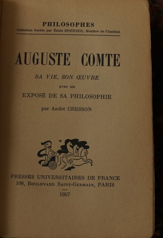 Philosophes - Auguste Comte