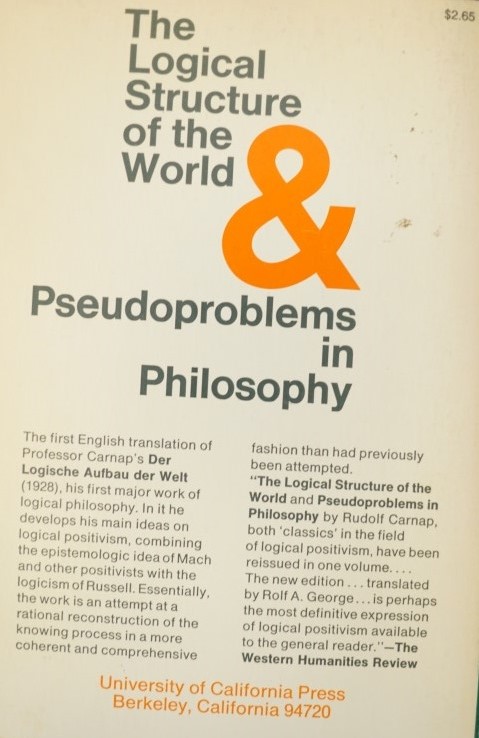 The Logical Structure of the World