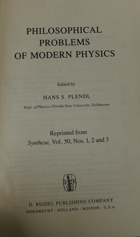 Philosophical Problems of Modern Physics