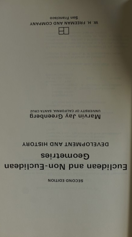 Euclidian and Non-Euclidian Geometries