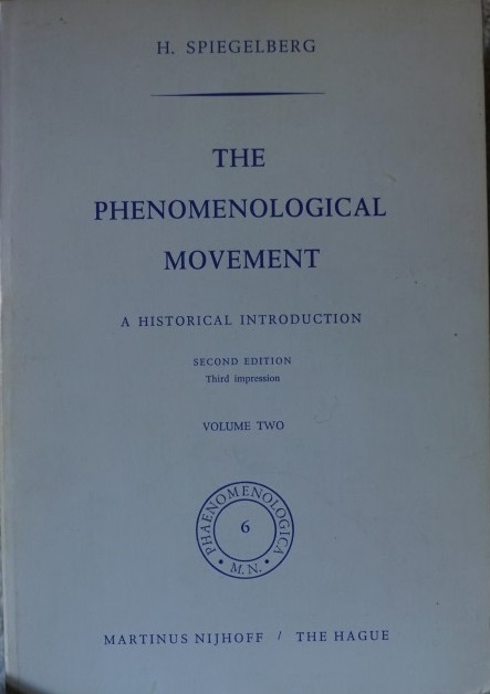 The Phenomenological Movement