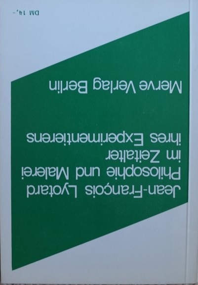 Philosophie und Malerei im Zeitalter ihres Experimentierens