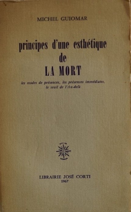 principes d'une esthétique de LA MORT
