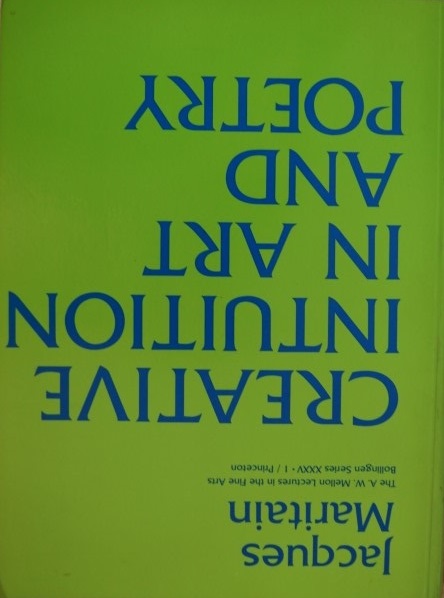 Creative Intuition in Art and Poetry