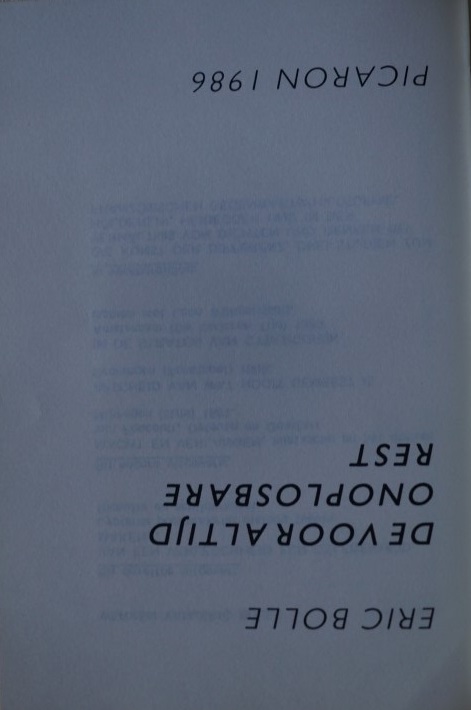 De voor altijd onoplosbare rest