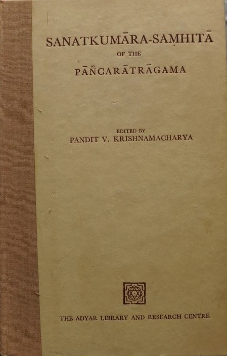 Sanatkumara-Samhita of the Pancaratragama