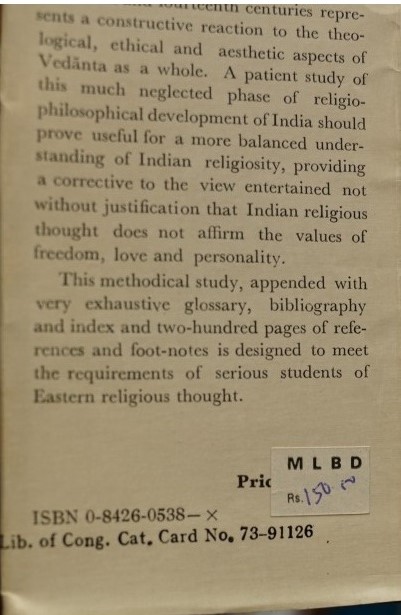 Saivism in Philosophical Perspective