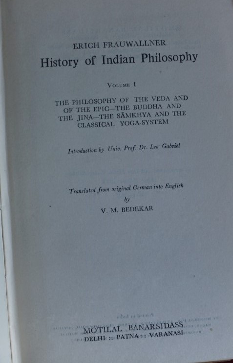 History of Indian Philosophy