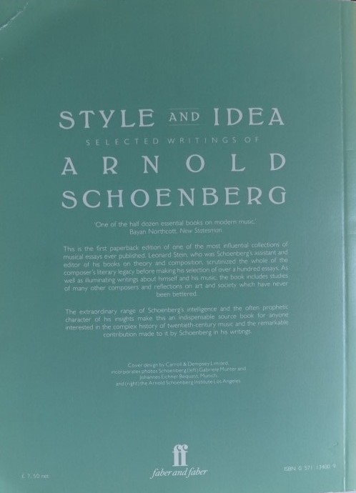 Style and Idea