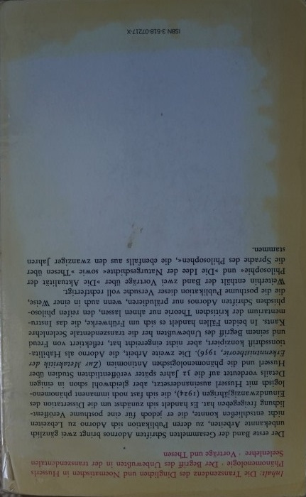 Gesammelte Schriften 1 - Philosophische Frühschriften