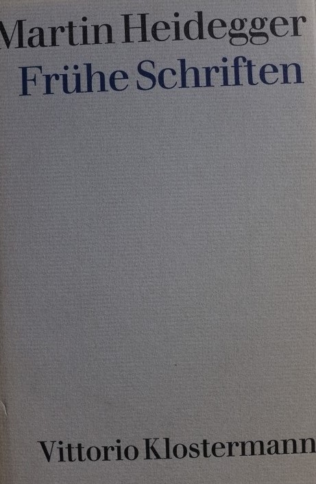 Frühe Schriften